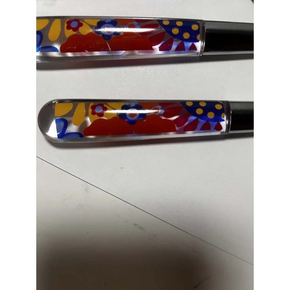 Pier 1 Acrylic Flower Butter Knives Set Of 4 Discontinued